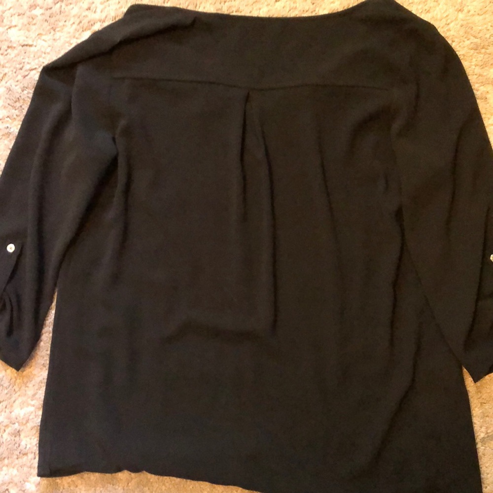 Sheer black blouse - Picture 4 of 5